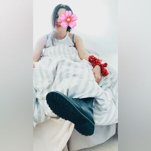 Red Pirate Skull Scarf Bandanna Tie / Bow :)